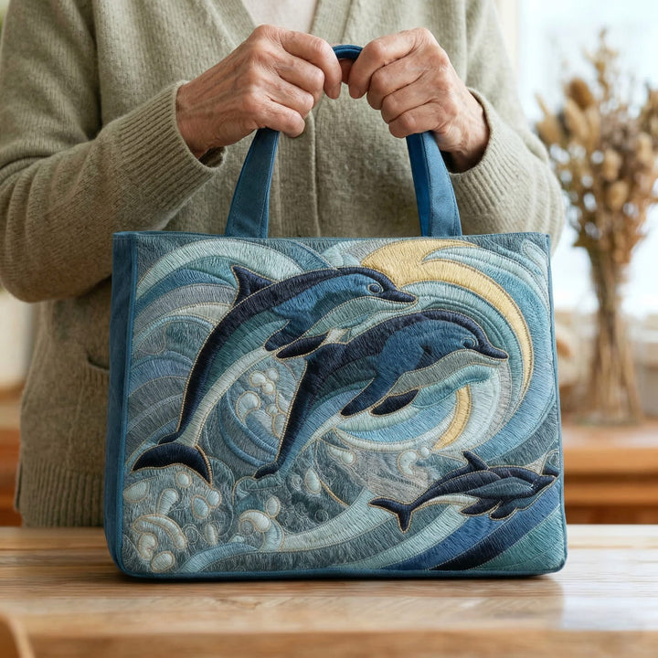 Artisan Dolphin -olkalaukku, inspiroitunut merestä