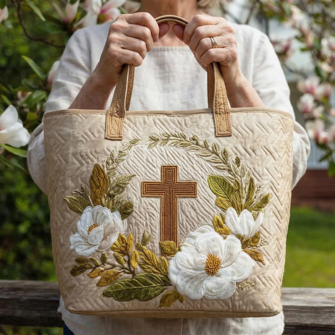 Artisan-valmistettu Pyhä Risti -Kassi