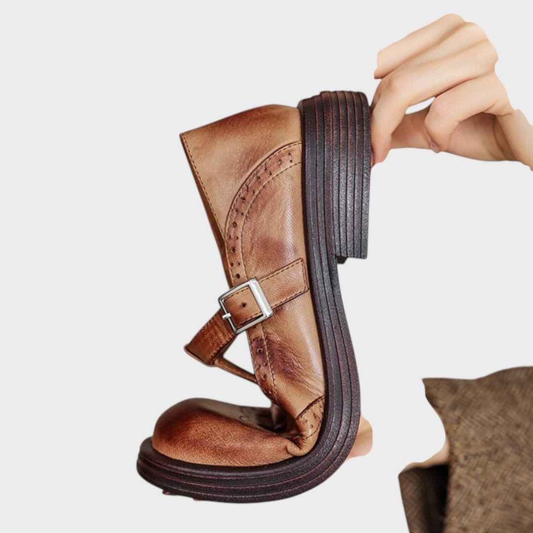 CAPITULINO | Elegantit nahkaiset Mary Jane - Kengät