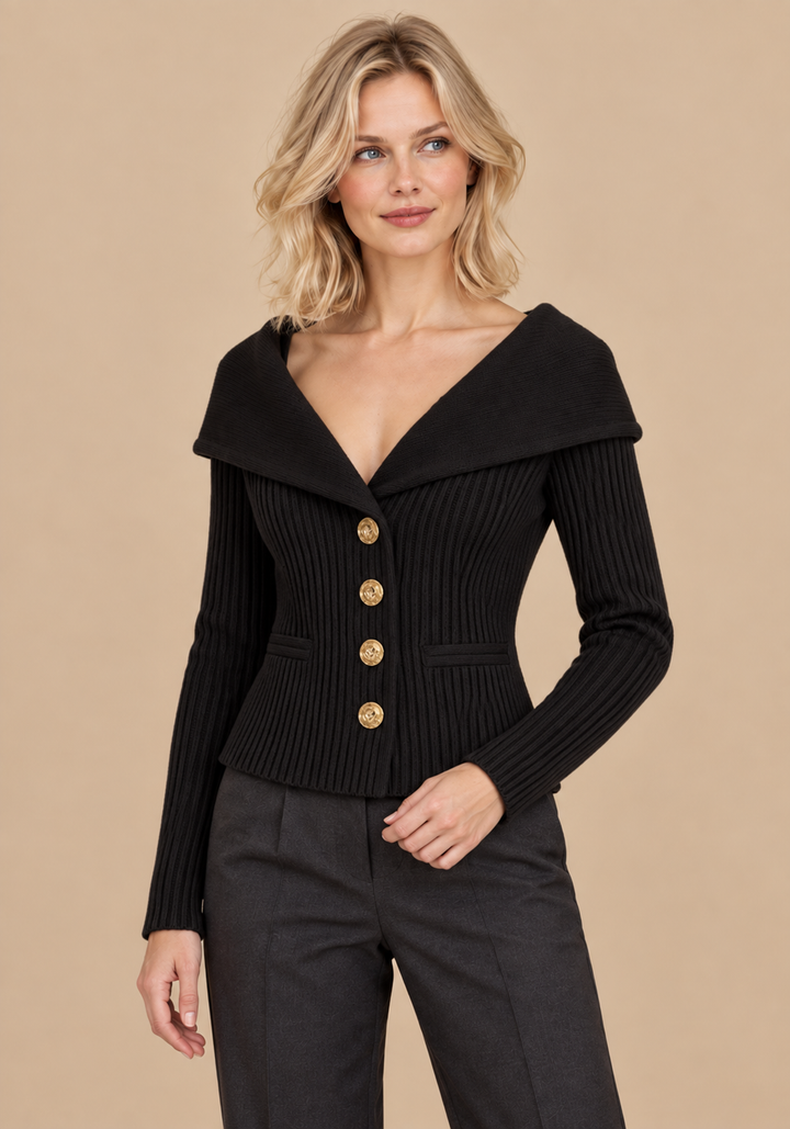 Eni | Elegantti luksusneuletakki